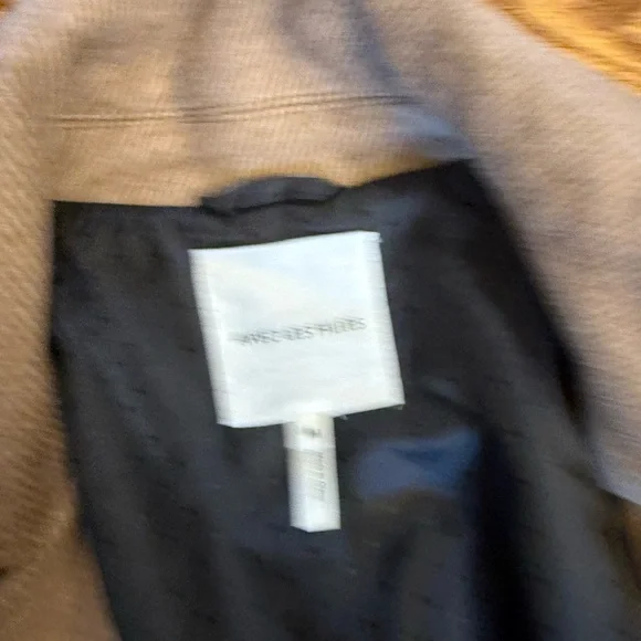 Avec Les Filles Tan Trench Coat with Zipper Details - Picture 2 of 2